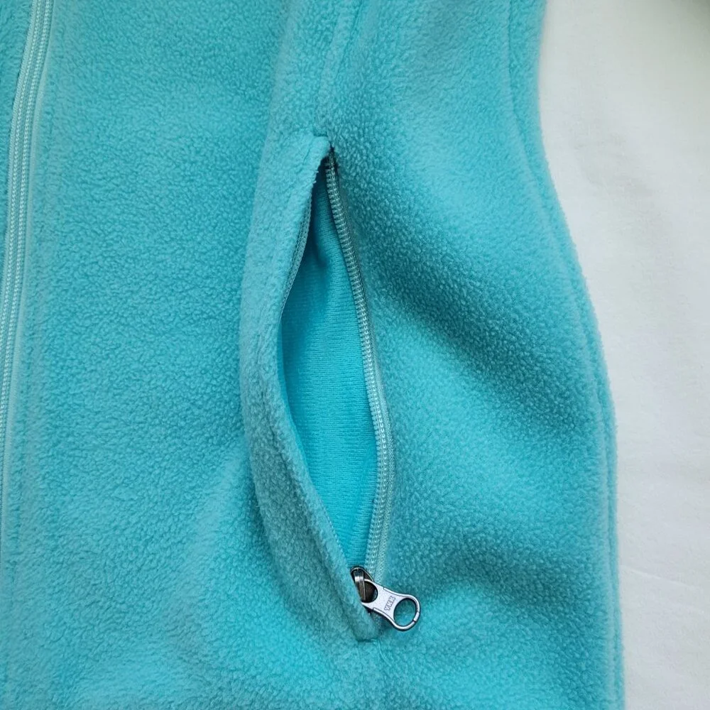 Columbia Kids Full-Zip Fleece Jacket Teal Large Minimalist
